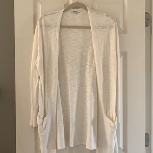 Madewell Summer Ryder Cardigan- Cream